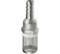 Filtro valvola di non ritorno in ottone, Filtro for tubo flessibile della pompa in acciaio inossidabile con filettatura da 1/2 pollice for acquario giardino, diverse dimensioni(15MM)