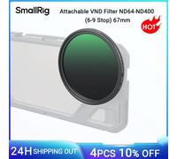 Filtro VND attaccabile SmallRig ND64-ND400 (6-9 stop) magnetico da 67 mm con adattatore filettato per iPhone serie 16 -5169