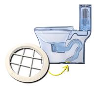 Filtro WC Stura Water Professionale Anti-Intasamento Universale - Per Prevenire e Rimuovere Ostruzioni Water e Tubature - Soluzione Efficace per Bagni Puliti e Funzionali