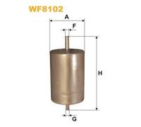 WF8102 WIX FILTERS FILTRO CARBURANTE Laguna