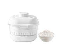 Filtro Yogurt Con Coperchio,Antigocce e Lavabile in Lavastoviglie - Filtro Yogurt compatto - Per la Preparazione dei Formaggi, Dolci, Succhi della Frutta, Cibo da Cucina, Spuntini, le Feste e Picnic