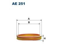 Filtro aria FILTRON AE251