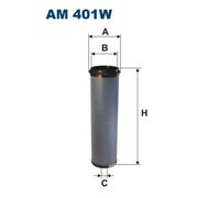 FILTRON AM 401W Filtro aria secondaria per RENAULT TRUCKS