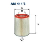 FILTRON AM 411/3 Filtro aria per DERWAYS,GAZ,UAZ