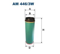 FILTRON AM 446/3W Filtro aria secondaria per ERF,IVECO,MAN,NEOPLAN