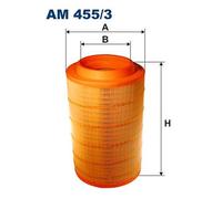 Filtron AM 455/3 Filtro Aria Per GINAF, IVECO