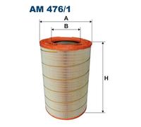 FILTRON AM 476/1 Filtro aria per MERCEDES-BENZ,SETRA