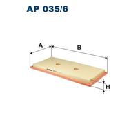 FILTRON AP 035/6 Filtro aria per MERCEDES-BENZ