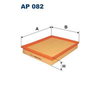 FILTRON AP 082 Filtro aria per DAEWOO,OPEL,UZ-DAEWOO,VAUXHALL