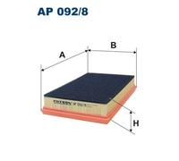 FILTRON AP 092/8 Filtro aria per FIAT