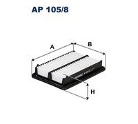 Filtro aria FILTRON AP 105/8