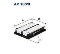 Filtron Filtro aria AP 105/8 per Honda CR-V IV 2012-2018