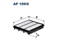 FILTRON AP 109/6 Filtro aria per CHERY,CHEVROLET,DAEWOO