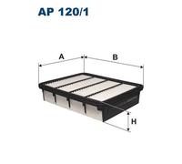 FILTRON AP 120/1 Filtro aria per FORD,MAZDA,MITSUBISHI
