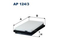 FILTRON AP 124/3 Filtro aria per NISSAN,RENAULT