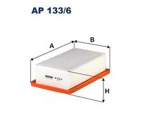 FILTRON AP 133/6 Filtro Aria Per RENAULT, SMART