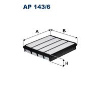 Filtro aria FILTRON AP 143/6