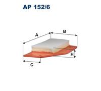 FILTRON AP 152/6 Filtro aria per OPEL,VAUXHALL