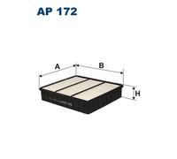 FILTRON AP 172 Filtro aria per CHEVROLET,MITSUBISHI,PROTON