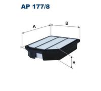 FILTRON AP 177/8 Filtro aria per KIA