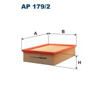 Filtron Filtro aria AP 179/2 per autovetture e veicoli commerciali