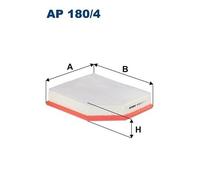 FILTRON AP 180/4 Filtro aria per VOLVO