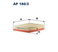 FILTRON AP 186/3 Filtro aria per FORD,FORD USA