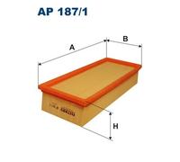 FILTRON AP 187/1 Filtro aria per HONDA,LAND ROVER,MG,ROVER