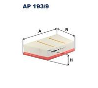 Filtron AP 193/9 Filtro Aria Per Jaguar, Land Rover