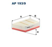 FILTRON AP 193/9 Filtro aria per JAGUAR,LAND ROVER