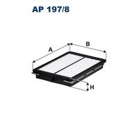 FILTRON AP 197/8 Filtro aria per HYUNDAI,KIA