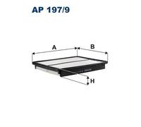 Filtro aria FILTRON AP 197/9