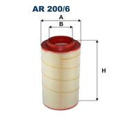 FILTRON AR 200/6 Filtro aria per DEUTZ-FAHR,IVECO