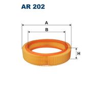 FILTRON AR 202 Filtro aria per BEDFORD,OPEL,VAUXHALL