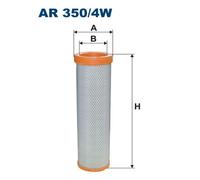 FILTRON AR 350/4W Filtro aria secondaria