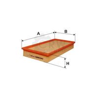 FILTRON Aria Inserto per Citroën XM 3.0 V6 2.0 Turbo 2.0i 16V AP 058