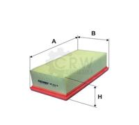 FILTRON Aria Inserto per Peugeot 208 1.2 Puretech 82 2008 I Citroën