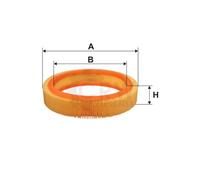 FILTRON Filtro Aria Compatibile Per Ford Escort III Fiesta II AR 206