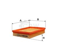 FILTRON Filtro Aria Per Peugeot 206 CC Citroën Xsara Coupe AP 080/2