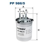 FILTRON Filtro Carburante Filtro Tubazione Adatto A per Audi A1