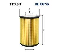 FILTRON Filtro Olio OE 667/6 Per Citroën Berlingo 1.5 BlueHDi 130 Grand C4