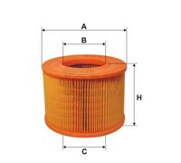 FILTRON Inserto Filtro Aria Adatto A per Renault Megane Scenic AR 274