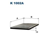 Filtro cabina FILTRON K1002A