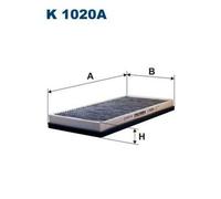 FILTRON K 1020A Filtro abitacolo adatto per PEUGEOT 406 (8B) 406 Coupe (8C)