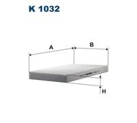 Filtro cabina FILTRON K1032