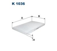 FILTRON K 1036 Filtro, Aria abitacolo per AUDI