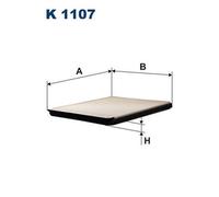 Filtron K 1107 Filtro, Aria Interna Per Citroën
