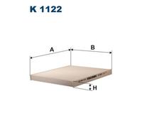 Filtro cabina FILTRON K1122