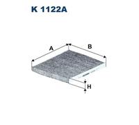 Filtro cabina FILTRON K 1122A