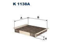 Filtron K 1138A Filtro, Aria Interna Per Opel, Vauxhall